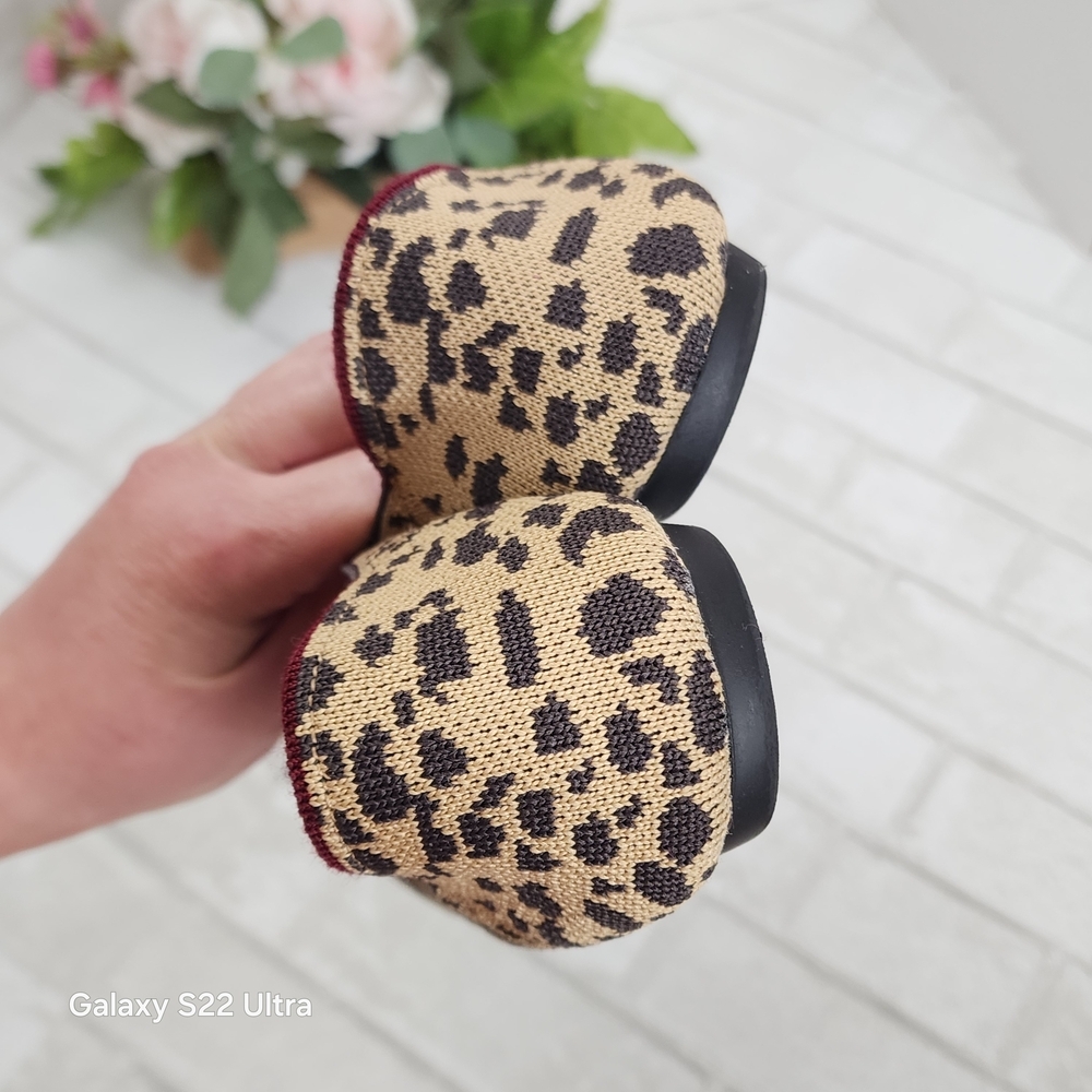 Seven7 Tan and Black Leopard Flats - Picture 3 of 5